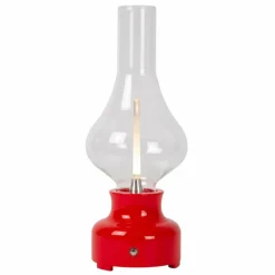 Lampe de table Lucide JASON LED Rouge, 1 lumière