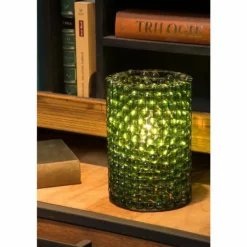 Lampe de table Lucide MARBLOUS Noir, Transparent, 1 lumière