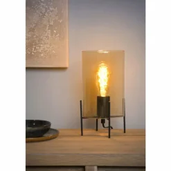 Lampe de table Lucide STEFFIE Noir, 1 lumière
