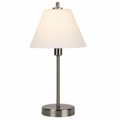 Lampe de table Lucide TOUCH Nickel mat, 1 lumière