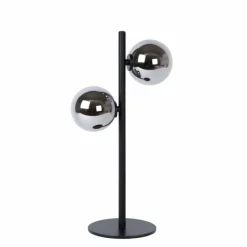 Lampe de table Lucide TYCHO Noir, 2 lumières