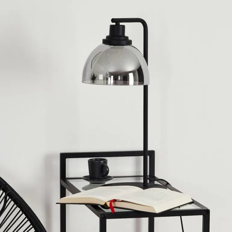 Lampe de table Morzine Noir, 1 lumière