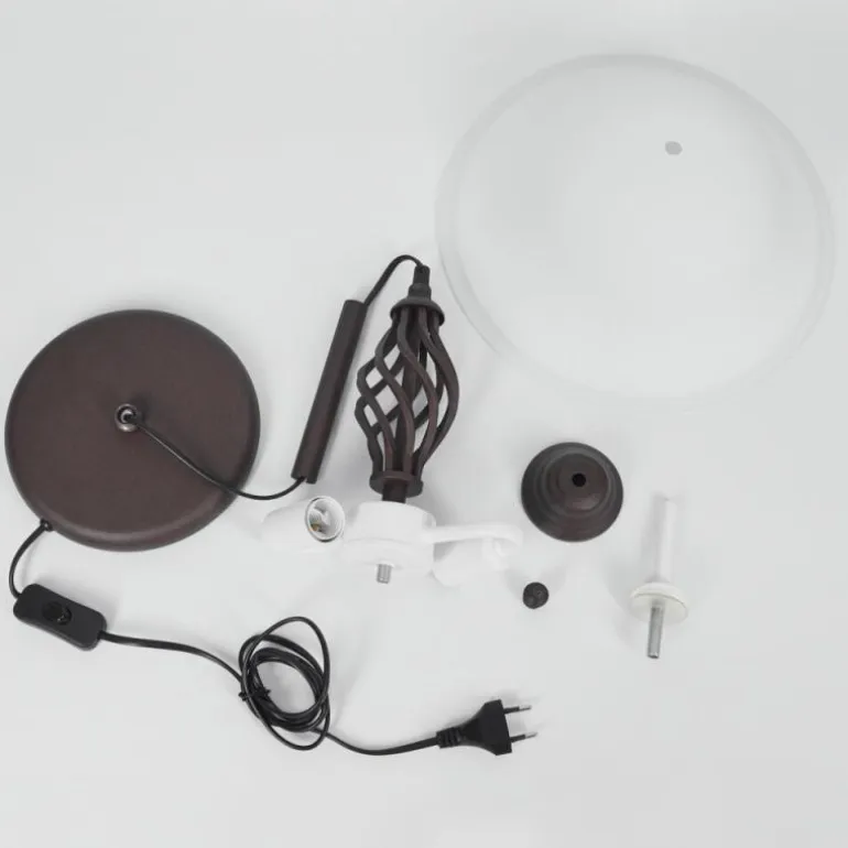 Lampe de table Mosquerito Rouille, 2 lumières