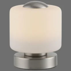 Lampe de table Paul Neuhaus BOTA LED Acier brossé, 1 lumière