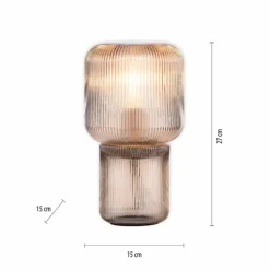 Lampe de table Paul Neuhaus MASHI Ambre, 1 lumière