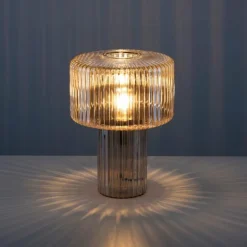 Lampe de table Paul Neuhaus FUNGUS Ambre, 1 lumière