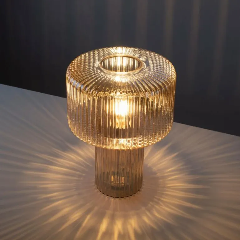 Lampe de table Paul Neuhaus FUNGUS Ambre, 1 lumière