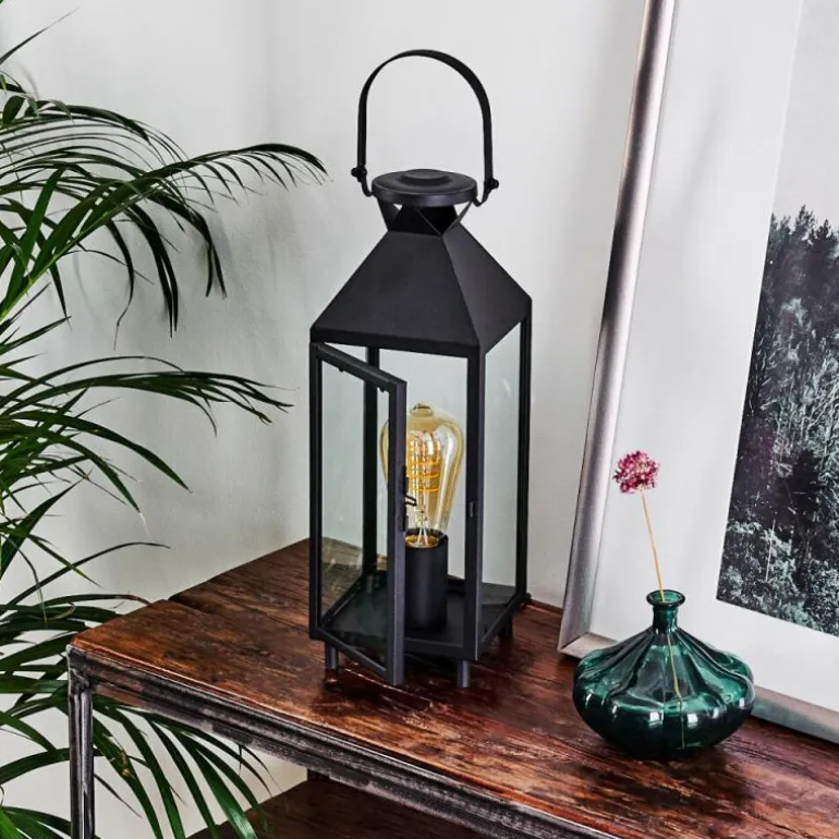 Lampe de table Raupunga Noir, 1 lumière