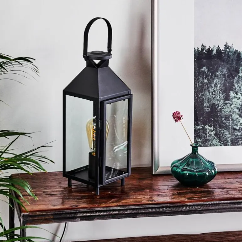 Lampe de table Raupunga Noir, 1 lumière