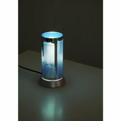 Lampe de table Reality Bleu, Chrome, 1 lumière