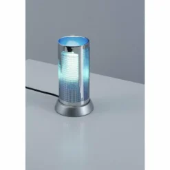 Lampe de table Reality Bleu, Chrome, 1 lumière