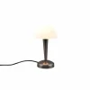 Lampe de table Reality CANARIA LED Chrome, Noir, 1 lumière