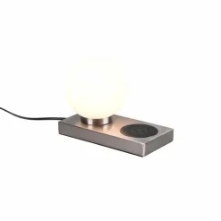 Lampe de table Reality Chloe Nickel mat, 1 lumière