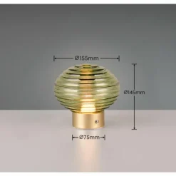 Lampe de table Reality EARL LED Laiton, 1 lumière