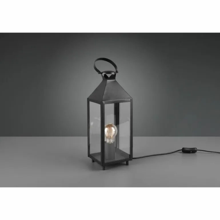 Lampe de table Reality Farola LED Noir, 1 lumière