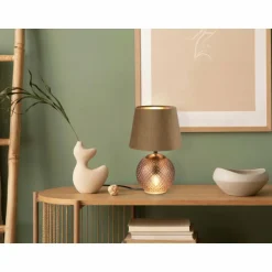 Lampe de table Reality Jonna Ambre, 2 lumières