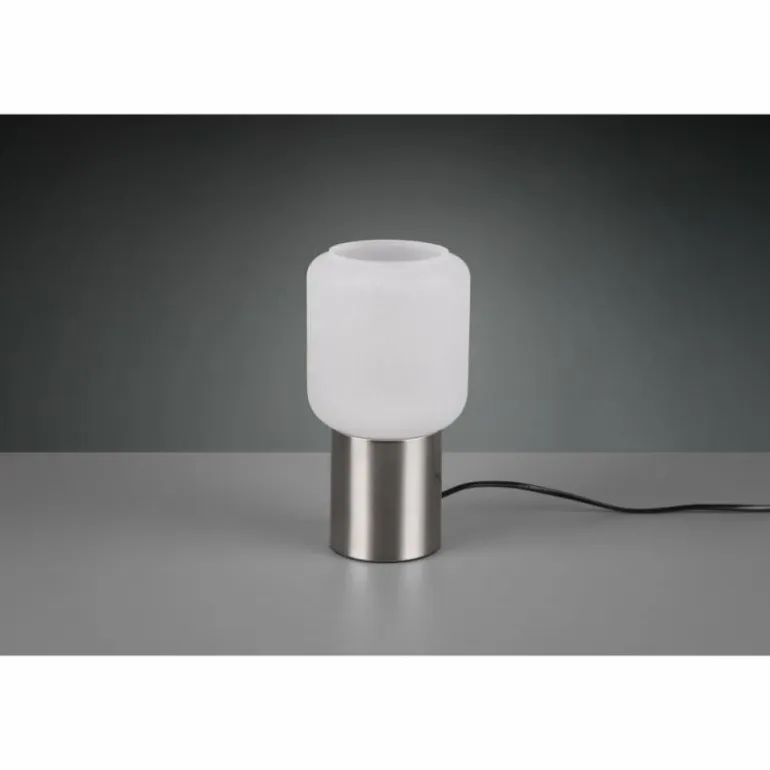 Lampe de table Reality Nico LED Nickel mat, 1 lumière