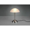 Lampe de table Reality Pilz 2 Nickel mat, 1 lumière