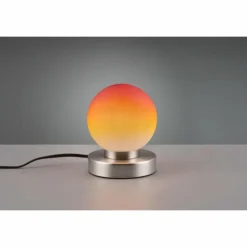 Lampe de table Reality Prinz 2 Nickel mat, 1 lumière