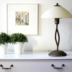 Lampe de table Steinhauer CAPRI Bronze, 1 lumière