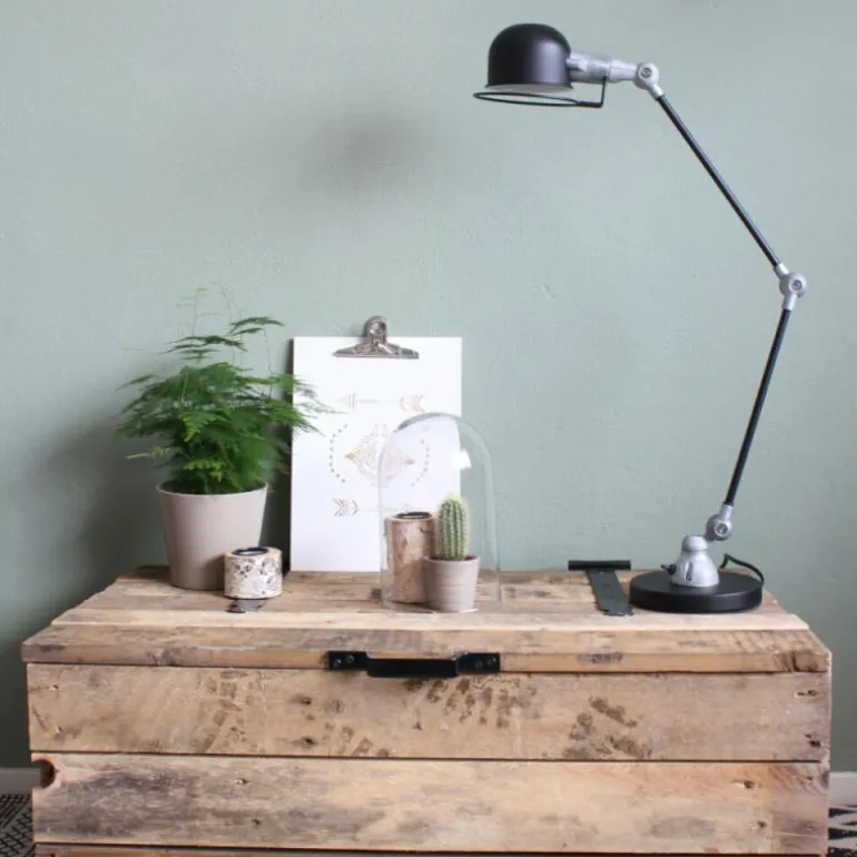 Lampe de table Steinhauer Darvin Gris, Noir, 1 lumière