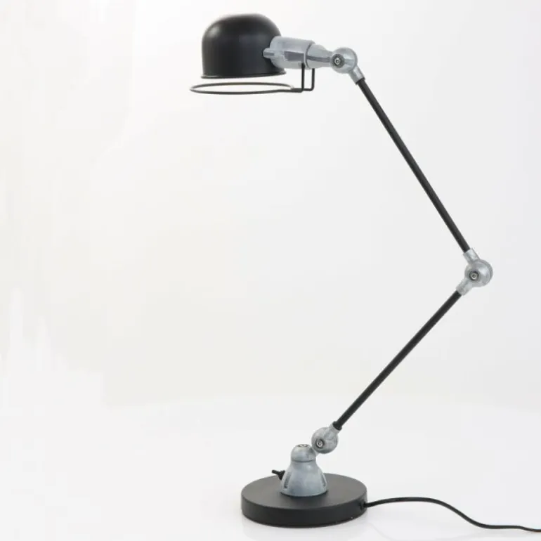 Lampe de table Steinhauer Darvin Gris, Noir, 1 lumière