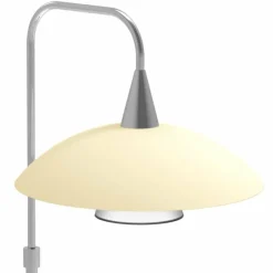 Lampe de table Steinhauer Tallerken LED Acier inoxydable, Blanc, 1 lumière