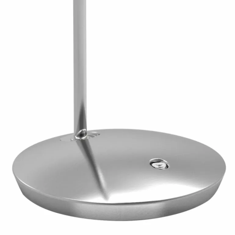 Lampe de table Steinhauer Tallerken LED Acier inoxydable, Blanc, 1 lumière