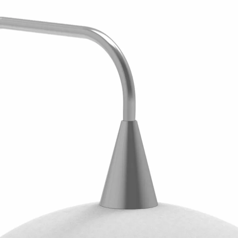 Lampe de table Steinhauer Tallerken LED Acier inoxydable, Blanc, 1 lumière