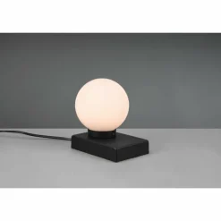 Lampe de table Trio Davi 2 Noir, 1 lumière