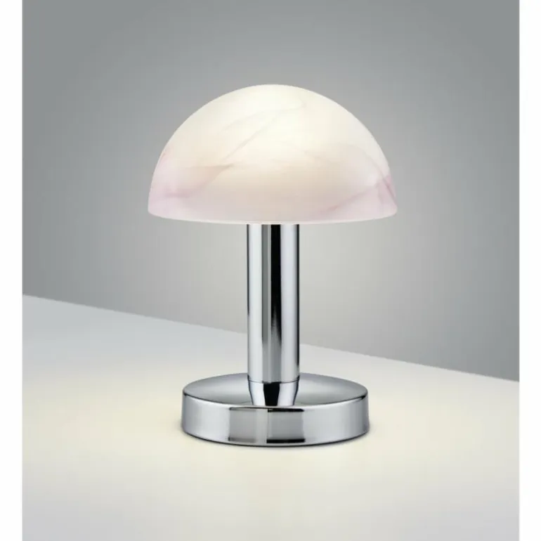 Lampe de table Trio Fynn 2 Aluminium, Chrome, 1 lumière