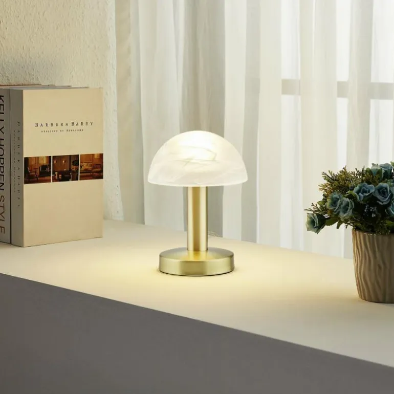Lampe de table Trio Fynn 2 Laiton, 1 lumière