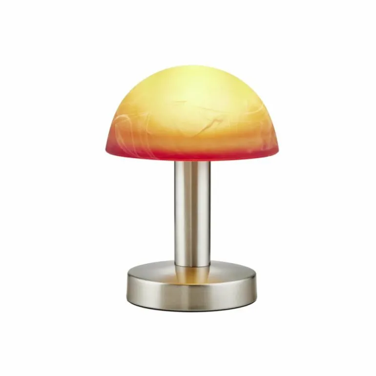 Lampe de table Trio Fynn 2 Nickel mat, 1 lumière