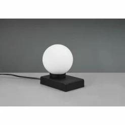 Lampe de table Trio-Leuchten Davi Noir, 1 lumière