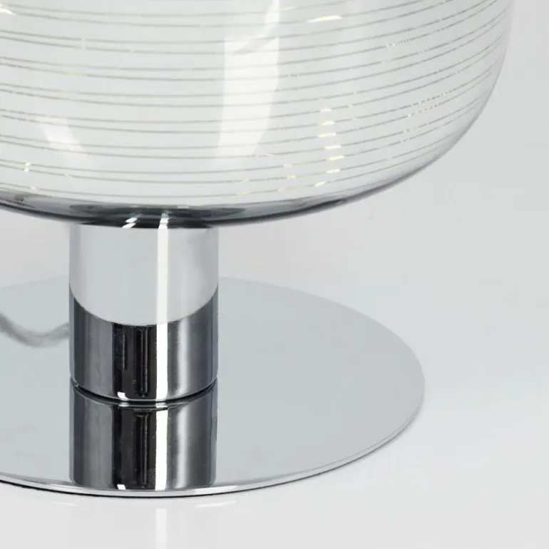 Lampe de table Verasara Chrome, 1 lumière