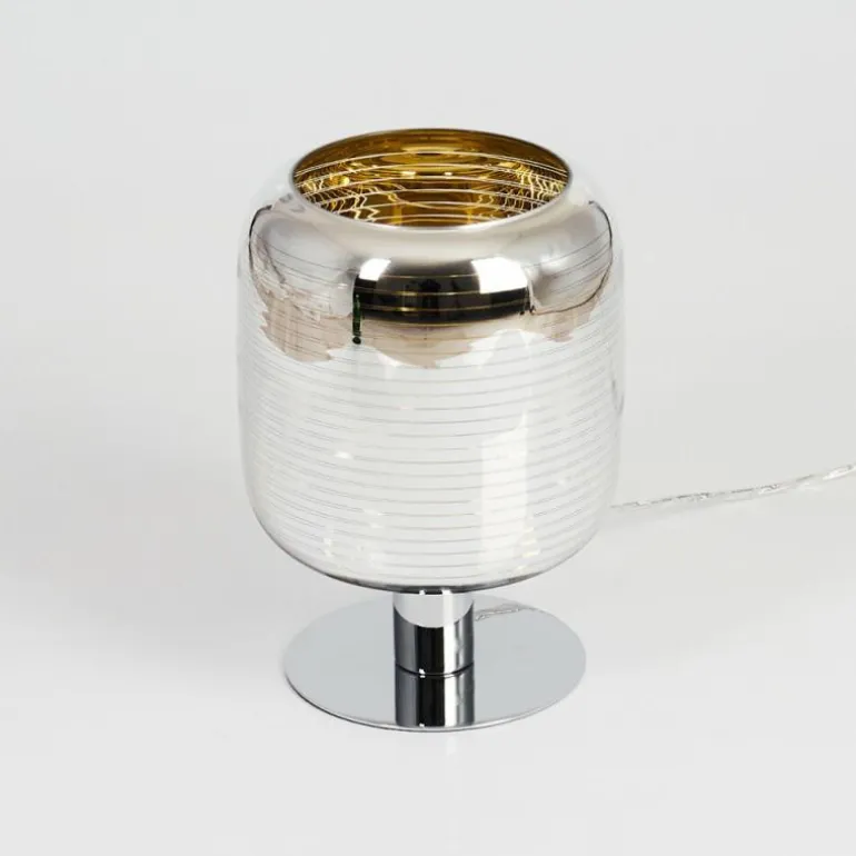 Lampe de table Verasara Chrome, 1 lumière