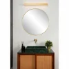 lampe miroir Lucide ALEXA LED Or, Laiton, 1 lumière