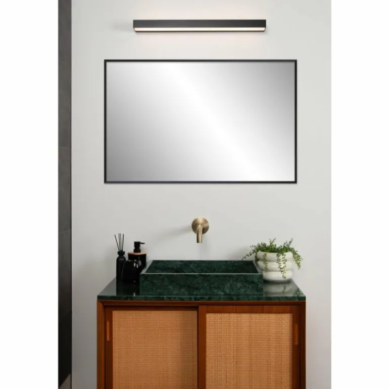 lampe miroir Lucide ALEXA LED Noir, 1 lumière