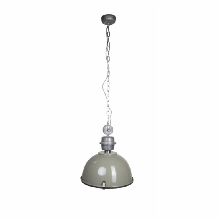 Lampe pendante Steinhauer Bikkel Gris, 1 lumière