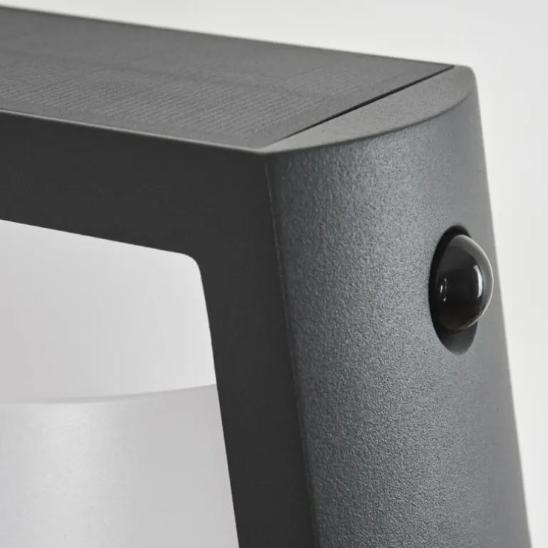 Lampe solaires Lafite LED Anthracite, 1 lumière, Détecteur de mouvement