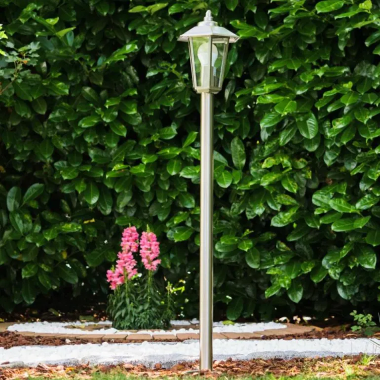 Lampe sur pied d'extérieur MOSKAU Acier inoxydable, 1 lumière