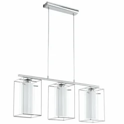 Lampe suspendue Eglo LONCINO 1 Chrome, 3 lumières