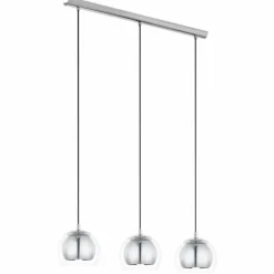Lampe suspendue Eglo ROCAMAR Chrome, 3 lumières