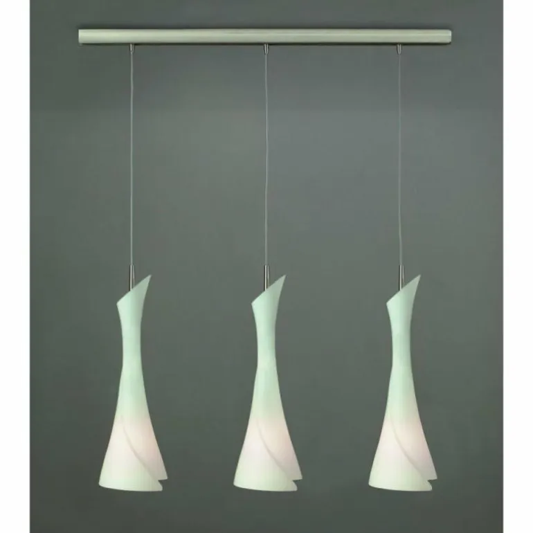 Lampe suspendue Mantra Zack Chrome, 3 lumières