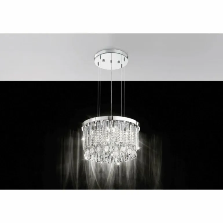 Lampe suspension Eglo CALAONDA Chrome, 7 lumières