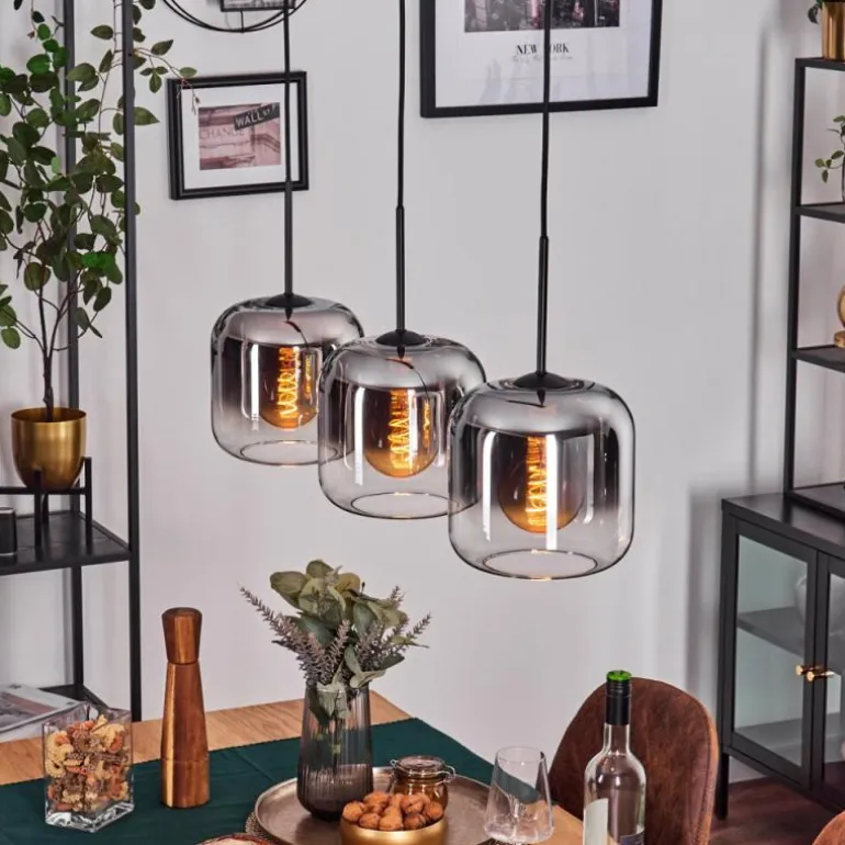 Lauden Suspension Chrome, Clair, 3 lumières