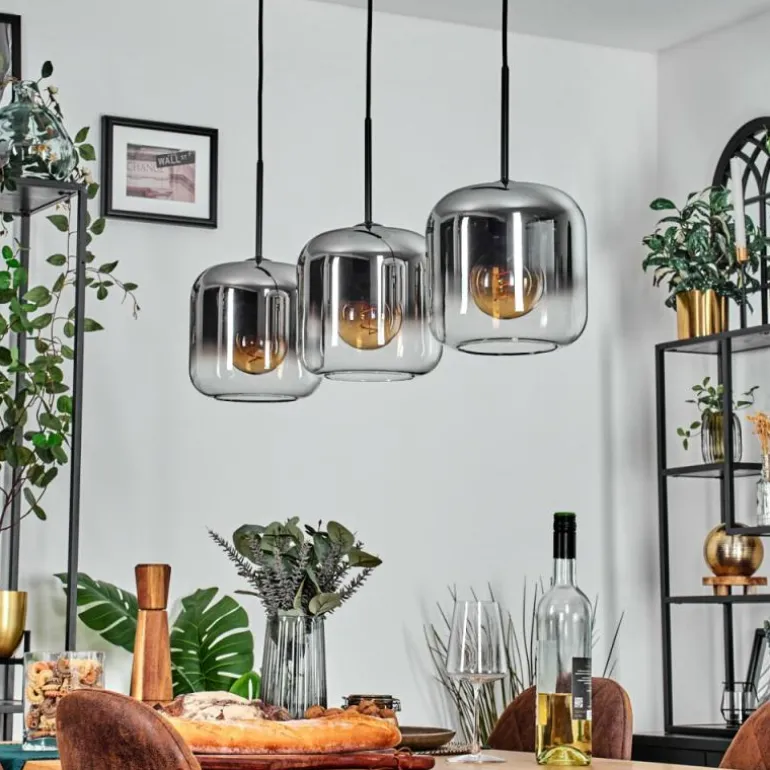 Lauden Suspension Chrome, Clair, 3 lumières