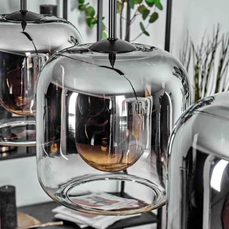 Lauden Suspension Chrome, Clair, 3 lumières
