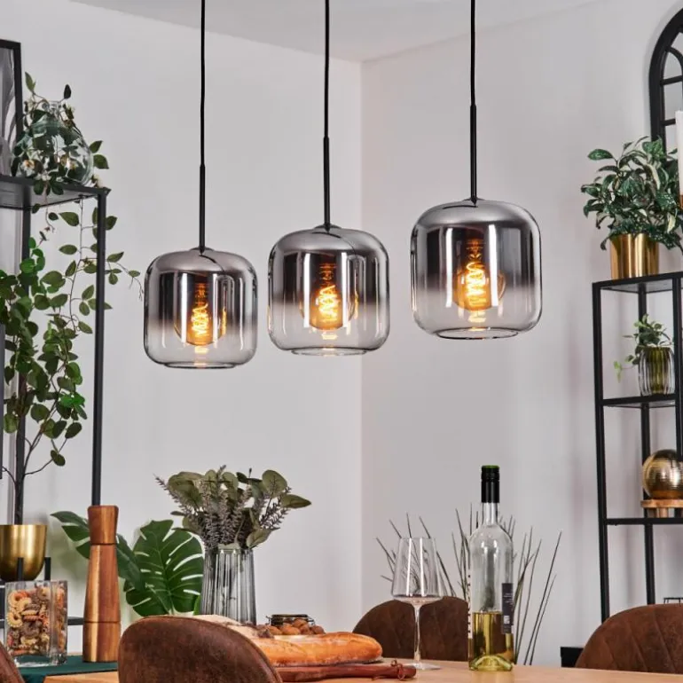 Lauden Suspension Chrome, Clair, 3 lumières