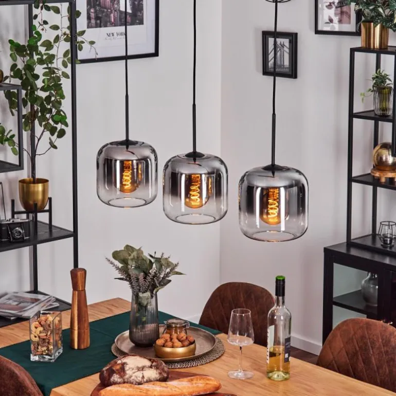 Lauden Suspension Chrome, Clair, 3 lumières
